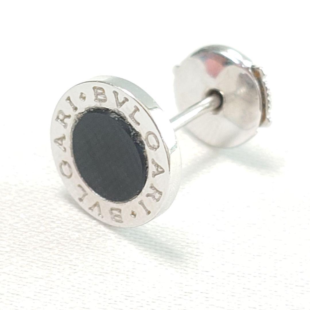 BVLGARI ブルガリ ブラック オニキス ピアス 片耳用 6445