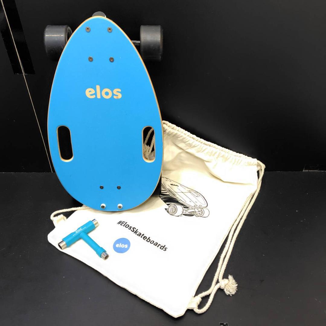 elos スケートボード ブルー 専用ツール ステッカー 専用バッグ MH276