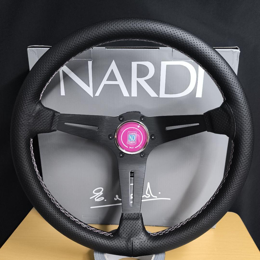 ナルディNARDI タイプ　ピンク　85mmディープ350mm