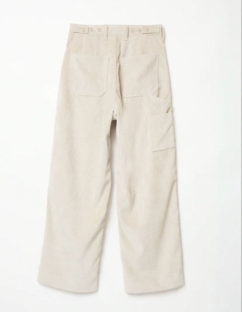 パンツ Shishikui painter C CORDUROY CREAM36