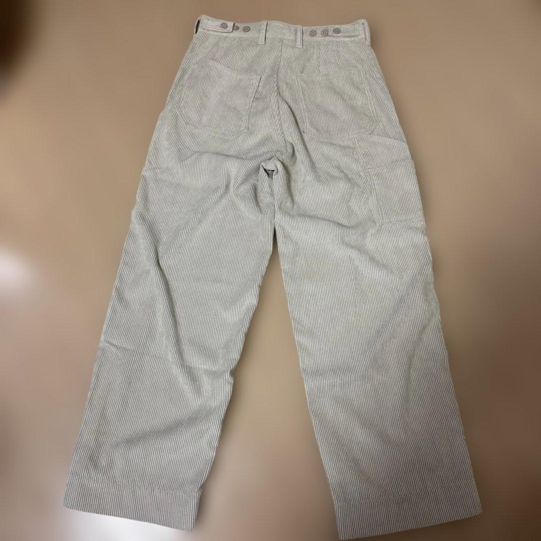 パンツ Shishikui painter C CORDUROY CREAM36