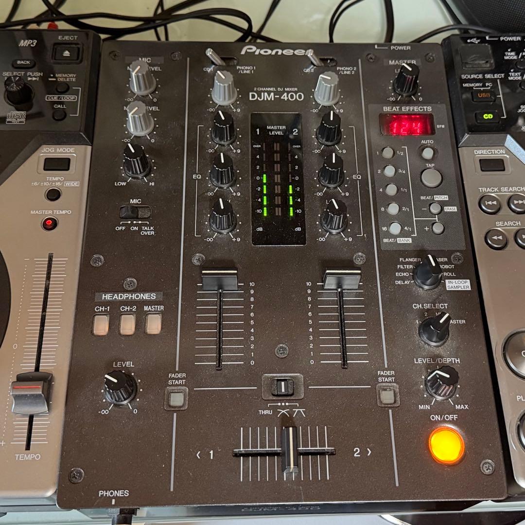 Pioneer パイオニア CDJ-400 x2 & DJM-400 セット