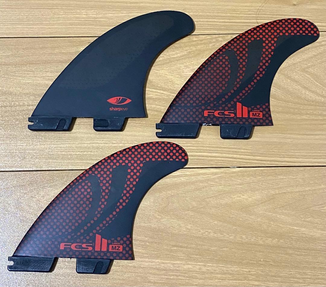 FCS エフシーエス FCS 2 シャープアイ トライフィン Lサイズ