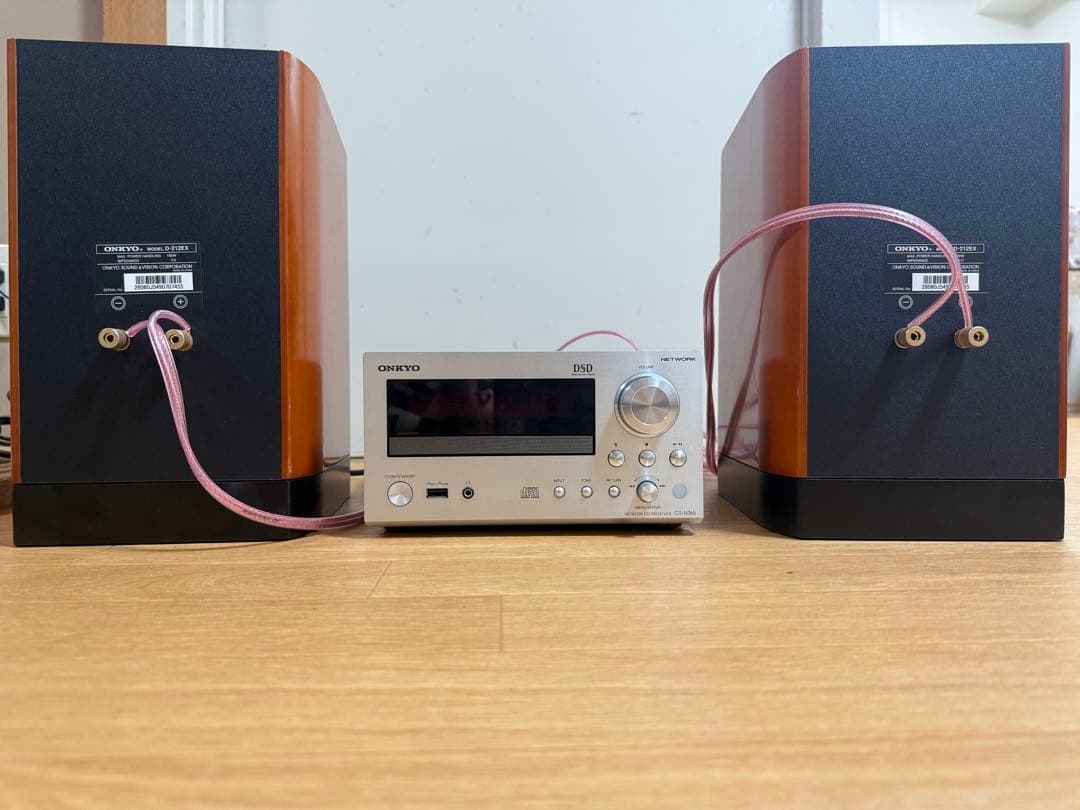 ONKYO ミニコンポ リモコン付き CR-N765 D-212EX 美品