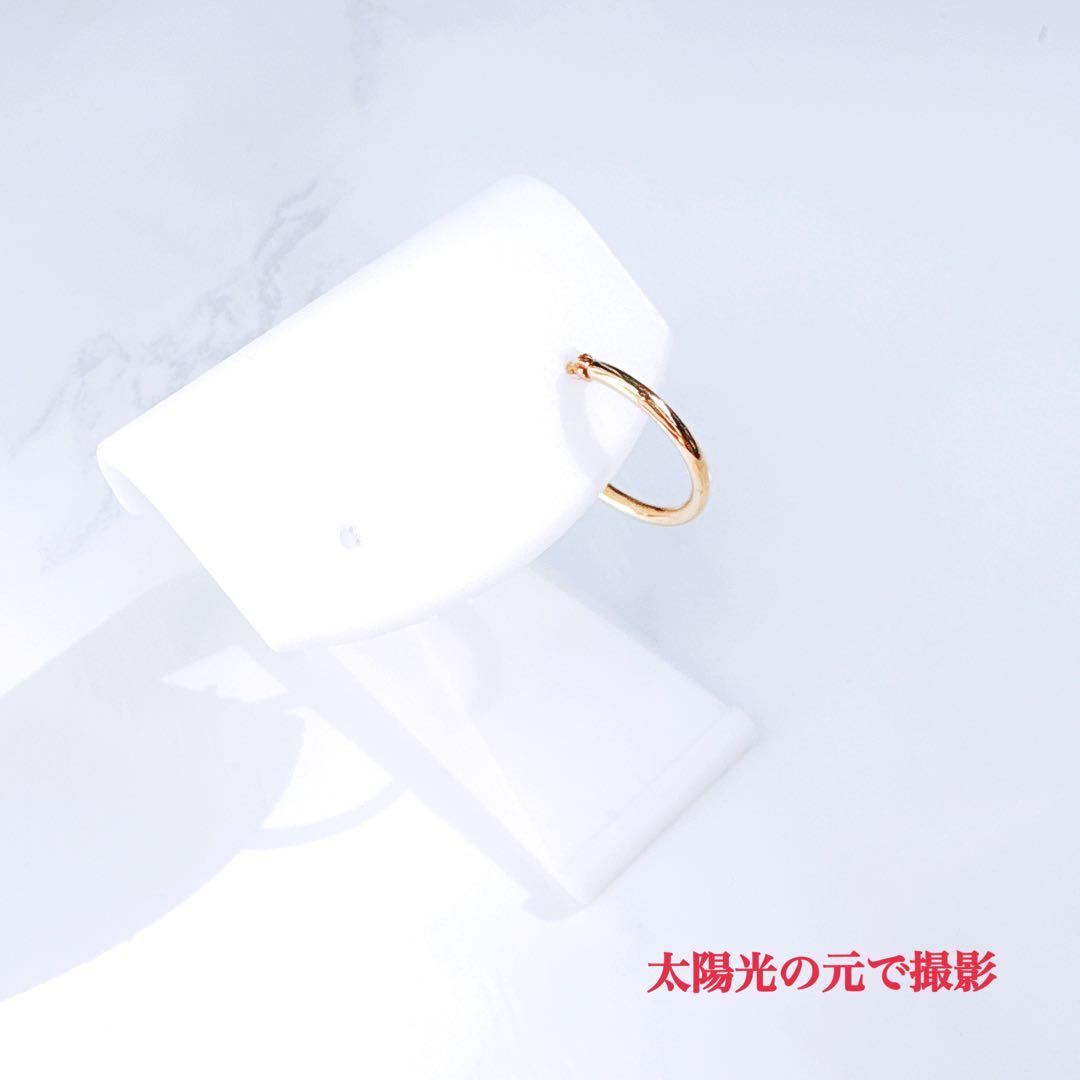K18 フープピアス / 片耳