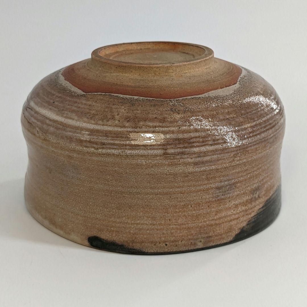 岡山県重要無形文化財 黒井一楽 虫明焼 茶盌 共箱 抹茶碗 抹茶茶碗 茶道具