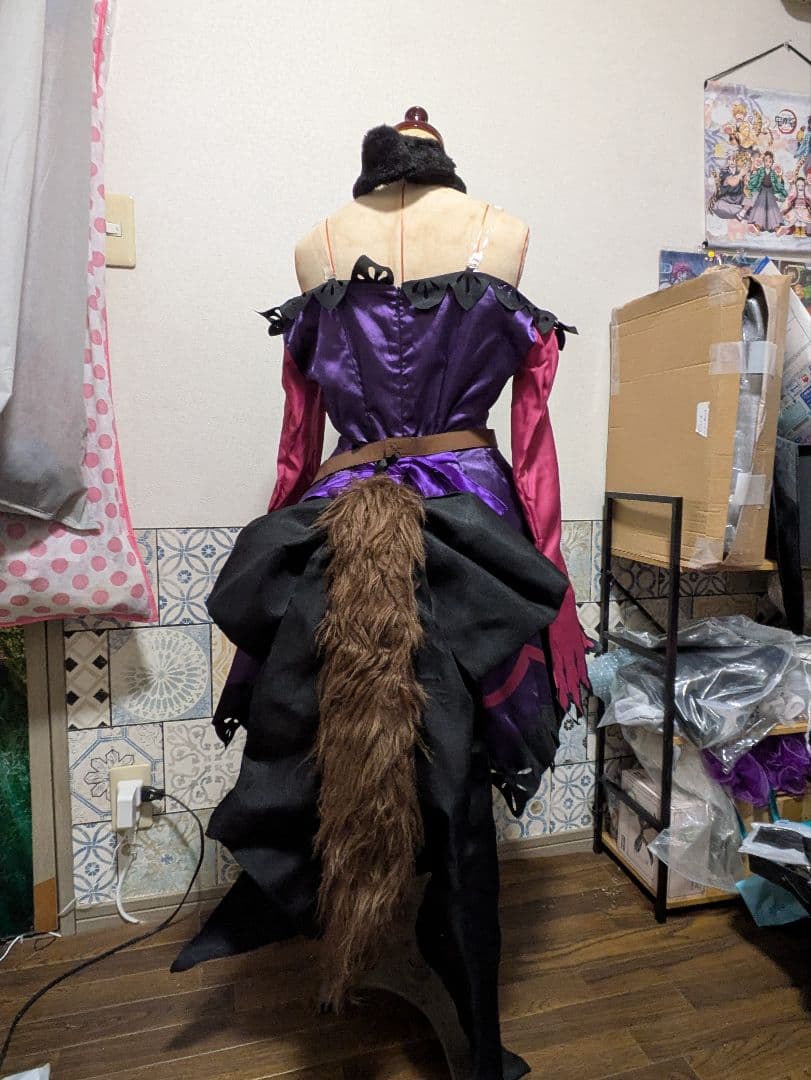 ウマ娘ライスシャワー コスプレ 衣装 フルセットS〜Mサイズウィッグ靴付き！