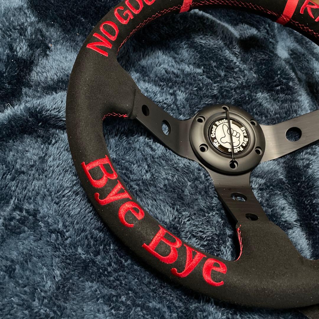 J*A様 No Good Racing ハンドル、ホーンボタン