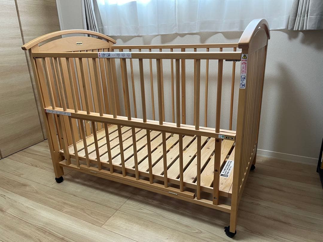 MIKI HOUSE ベビーベッド 木製