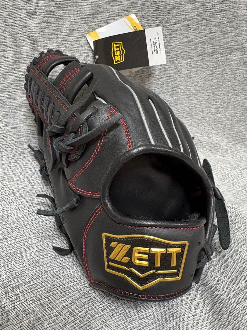 新品　ZETT 軟式グラブ ソフトステア オールラウンド用 左投　ブラック