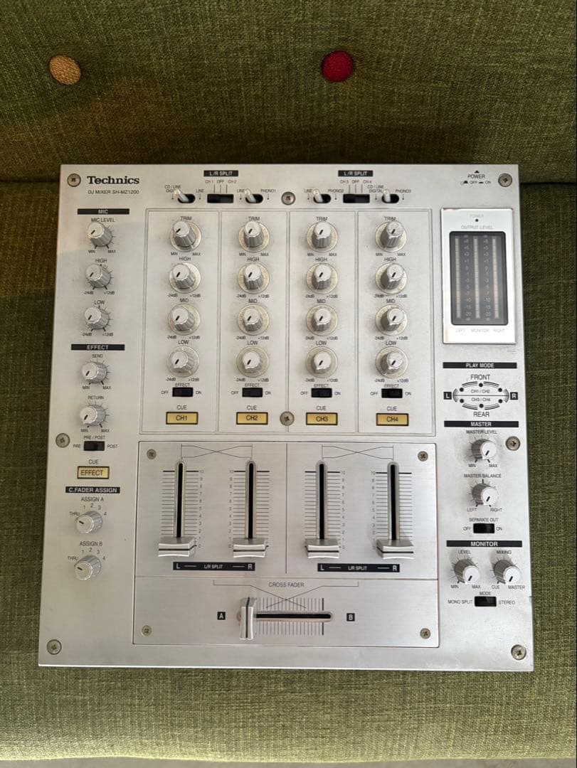Technics　SH-MZ1200　DJミキサー　4ch　動作確認済み