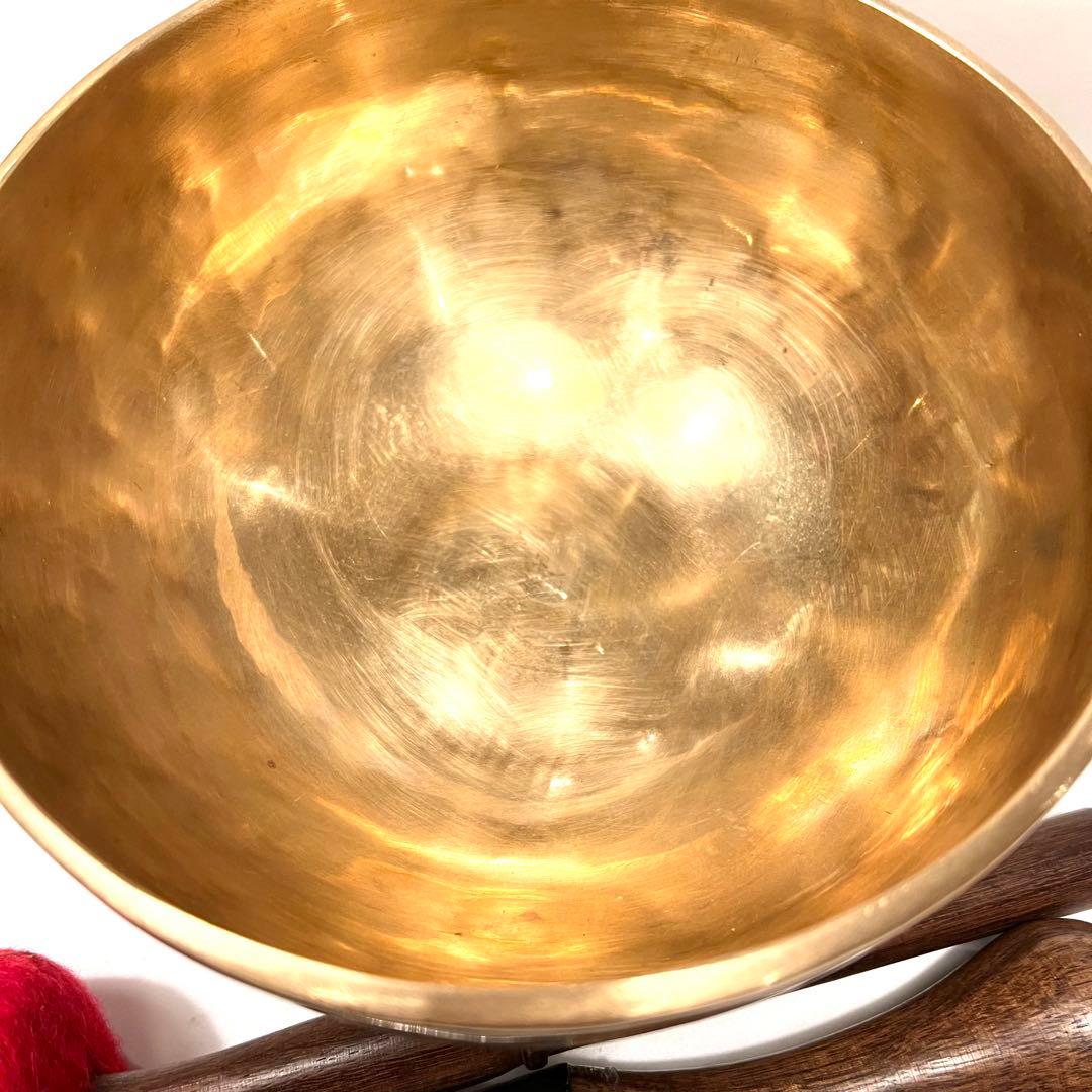 マットゴールド 19cm A音 シンギングボウル
