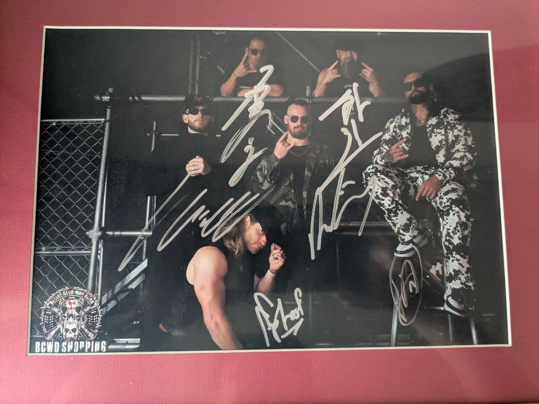 新日本プロレス WARDOGS サイン入ポートレート