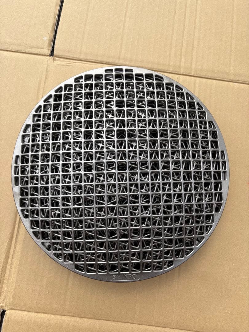 シンポ 焼肉用ロースター網 丸型28cm 業務用 10枚セット 新品未使用 美品