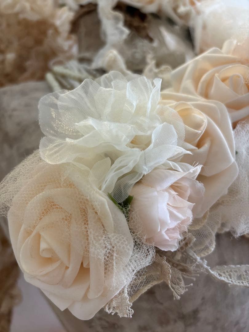 アンティーク雑貨 Romantic Rose Garland.