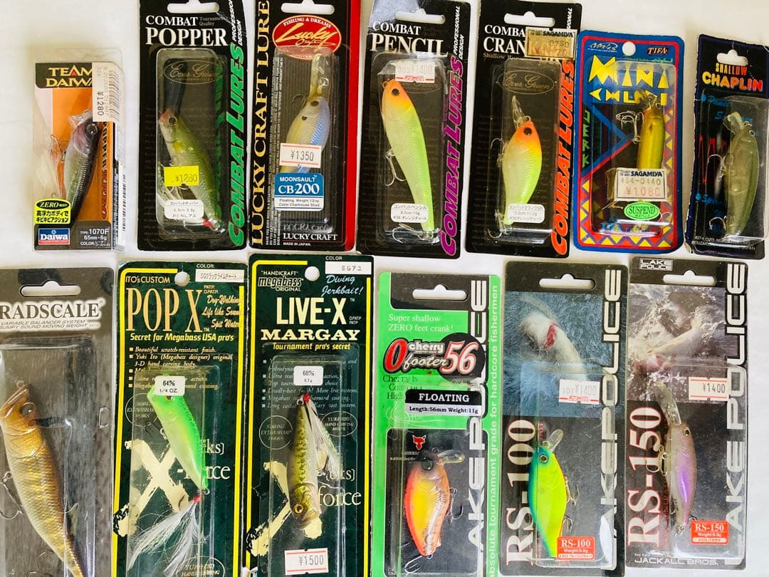 未使用箱入り ルアーセット メガバス デプス ジャッカル ダイワ ノリーズ他