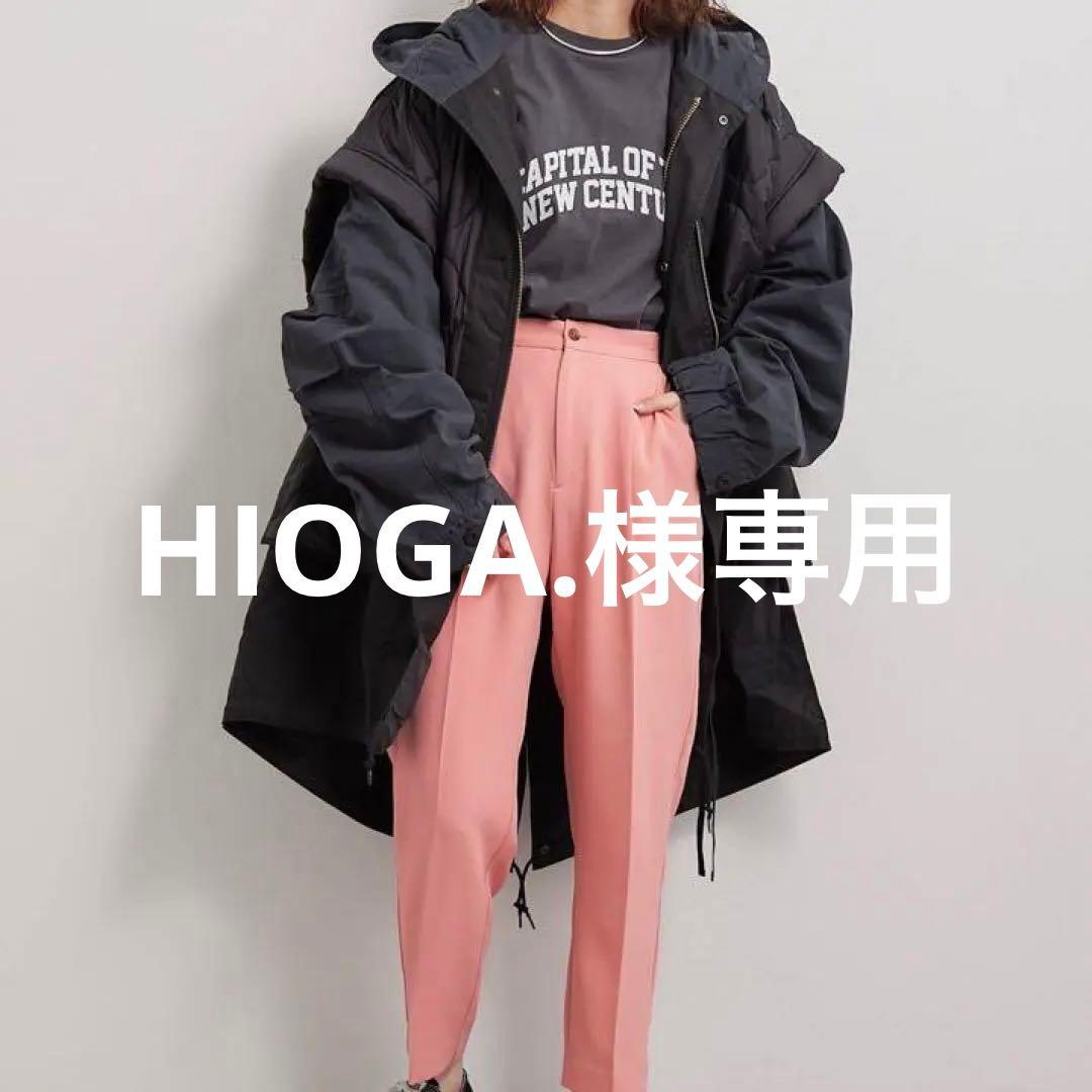 HIOGA.　etsinta マルチウェイモッズコート ブラック