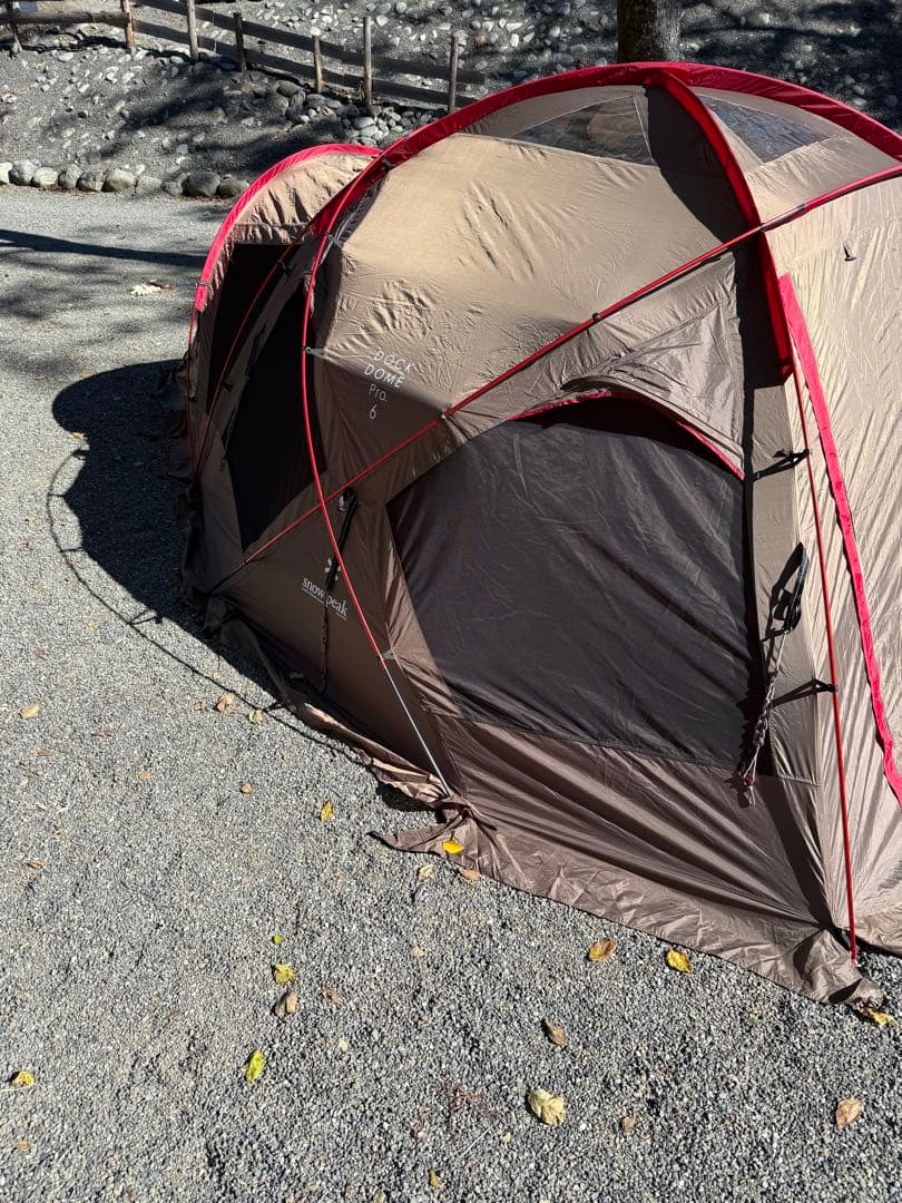 【美品】スノーピーク ドックドームPro.6 SD-506 シールドルーフ付き