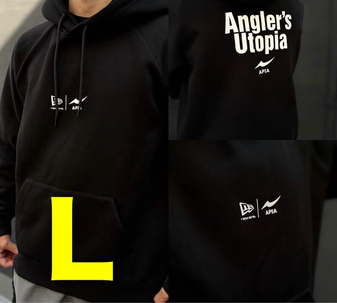 Lサイズ　apia x NEW ERA パーカー　フーディ　釣りフェス限定