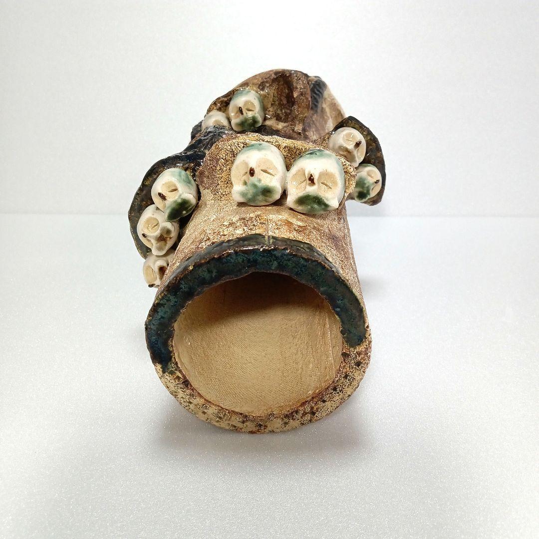 幸福 の 鳥 フクロウ タワー 縁起物 花入