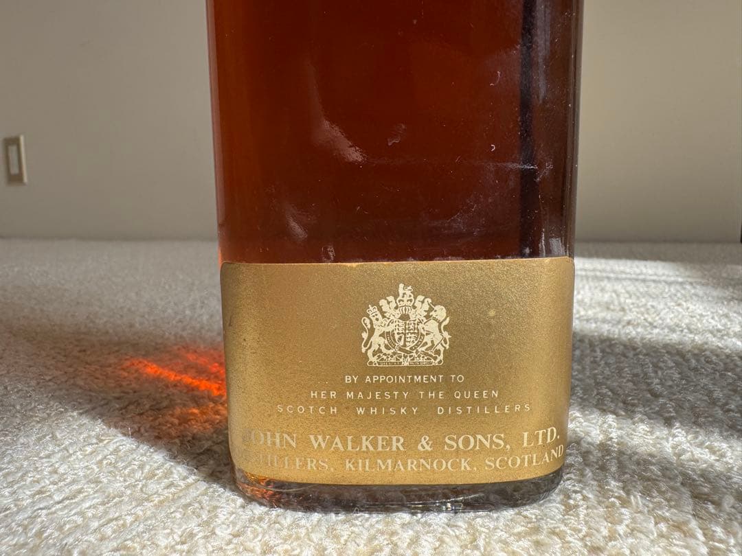 未開栓★古酒 ジョニーウォーカー ブラックラベル 大容量1000ml 43度