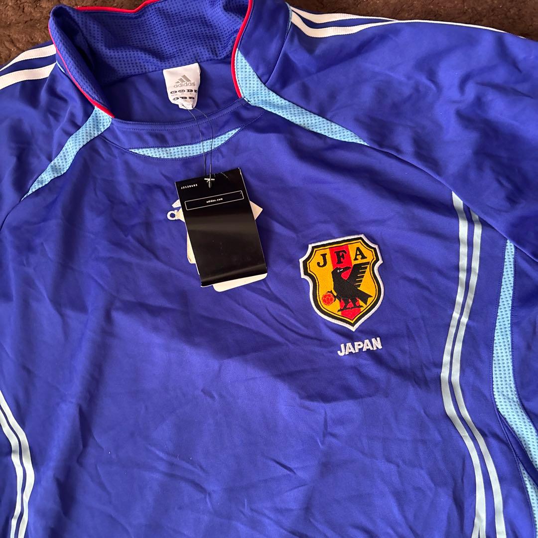 新品限定！アディダス日本代表ホーム長袖ユニフォーム4XO/ジーコJAPAN闘莉王