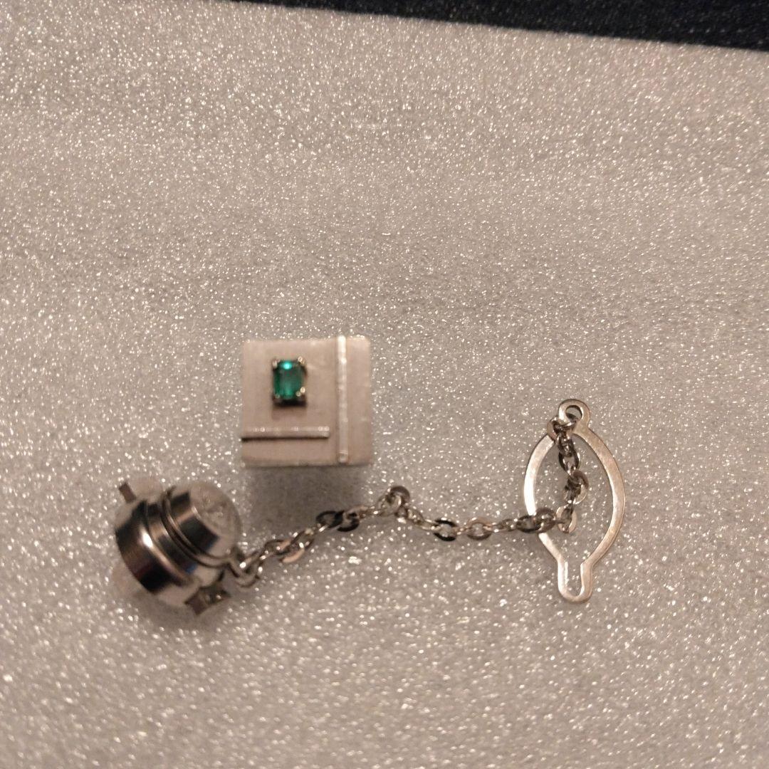 K14WG タイピン　ビンテージ　中古品　スーツ　ネクタイ