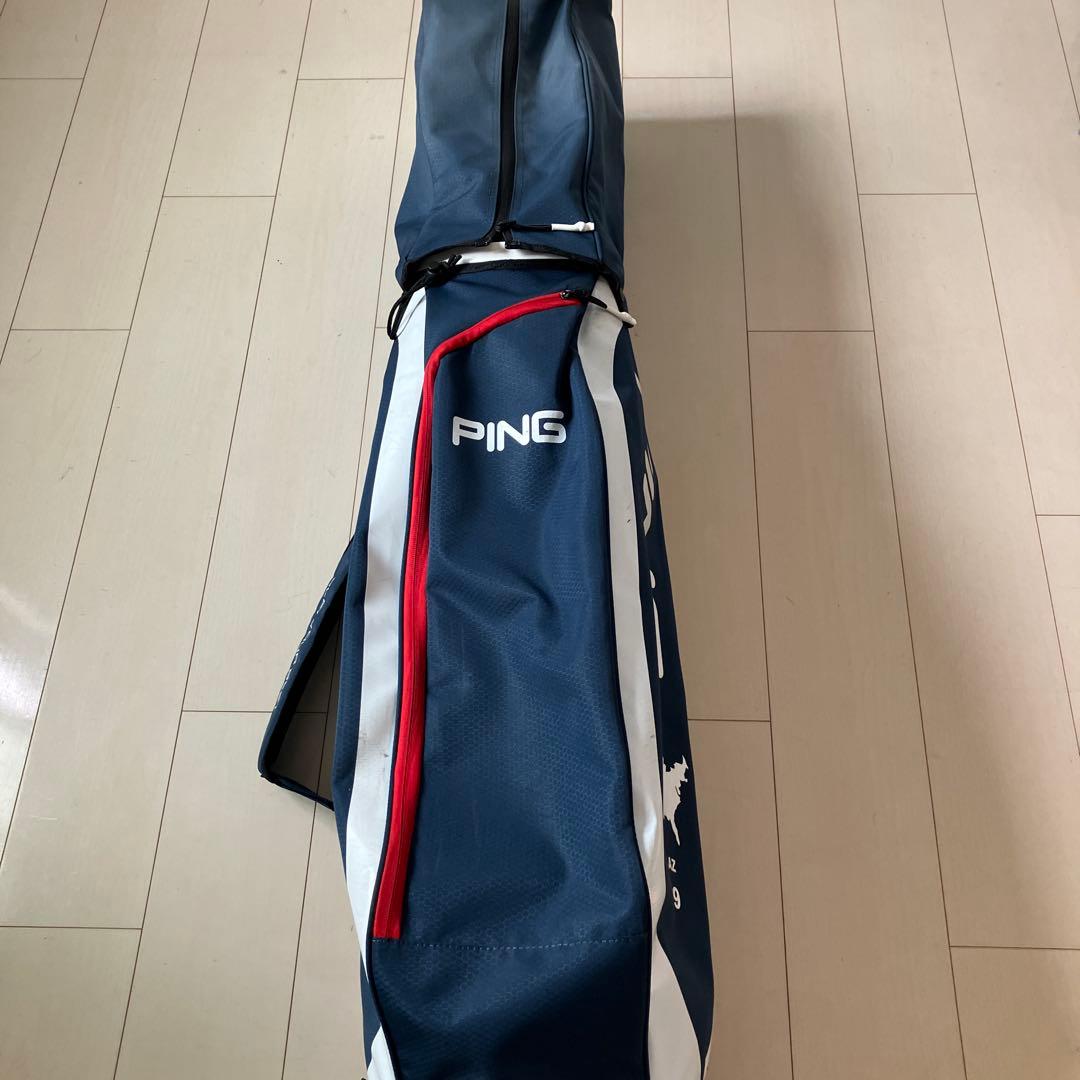 PING ゴルフキャディバッグ ネイビー