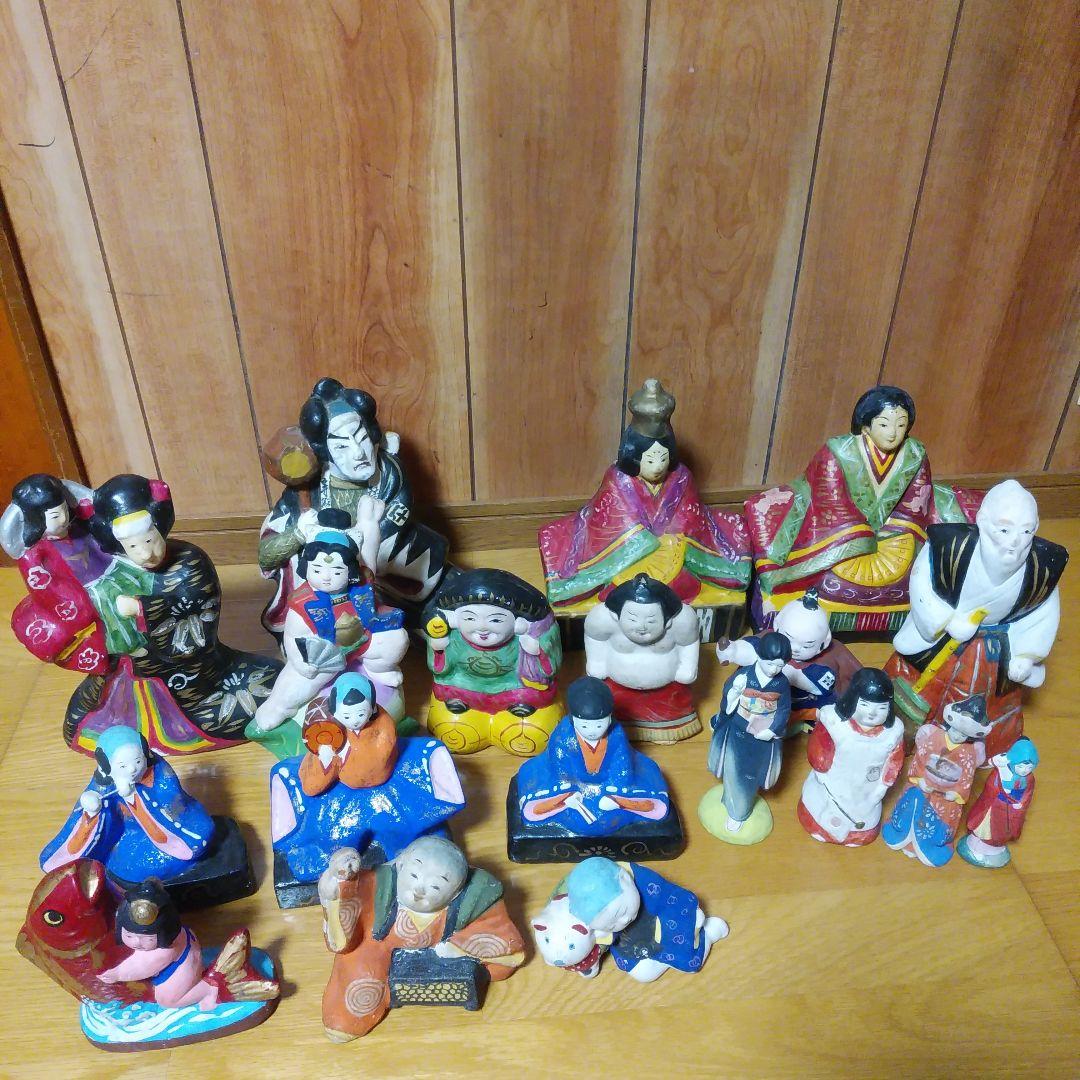 【土雛／つちびな／雛人形】伝統的な日本の郷土玩具セット　バラ売り可能