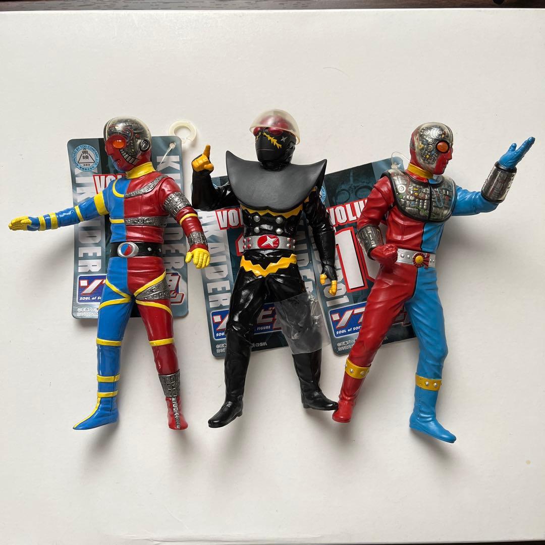 ソフビ魂　キカイダーシリーズ3体セット