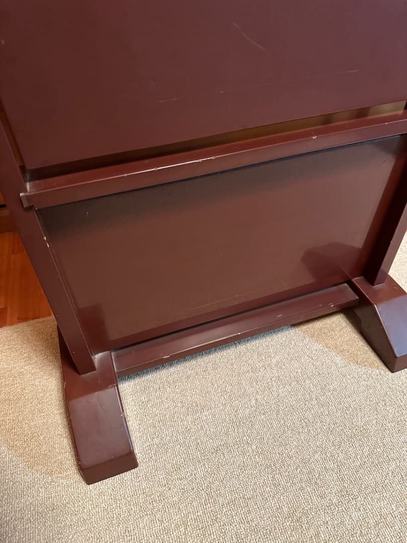 ミラー レトロ 姿見 鏡 アンティーク 大正ロマン風 木製 ブラウン 昭和