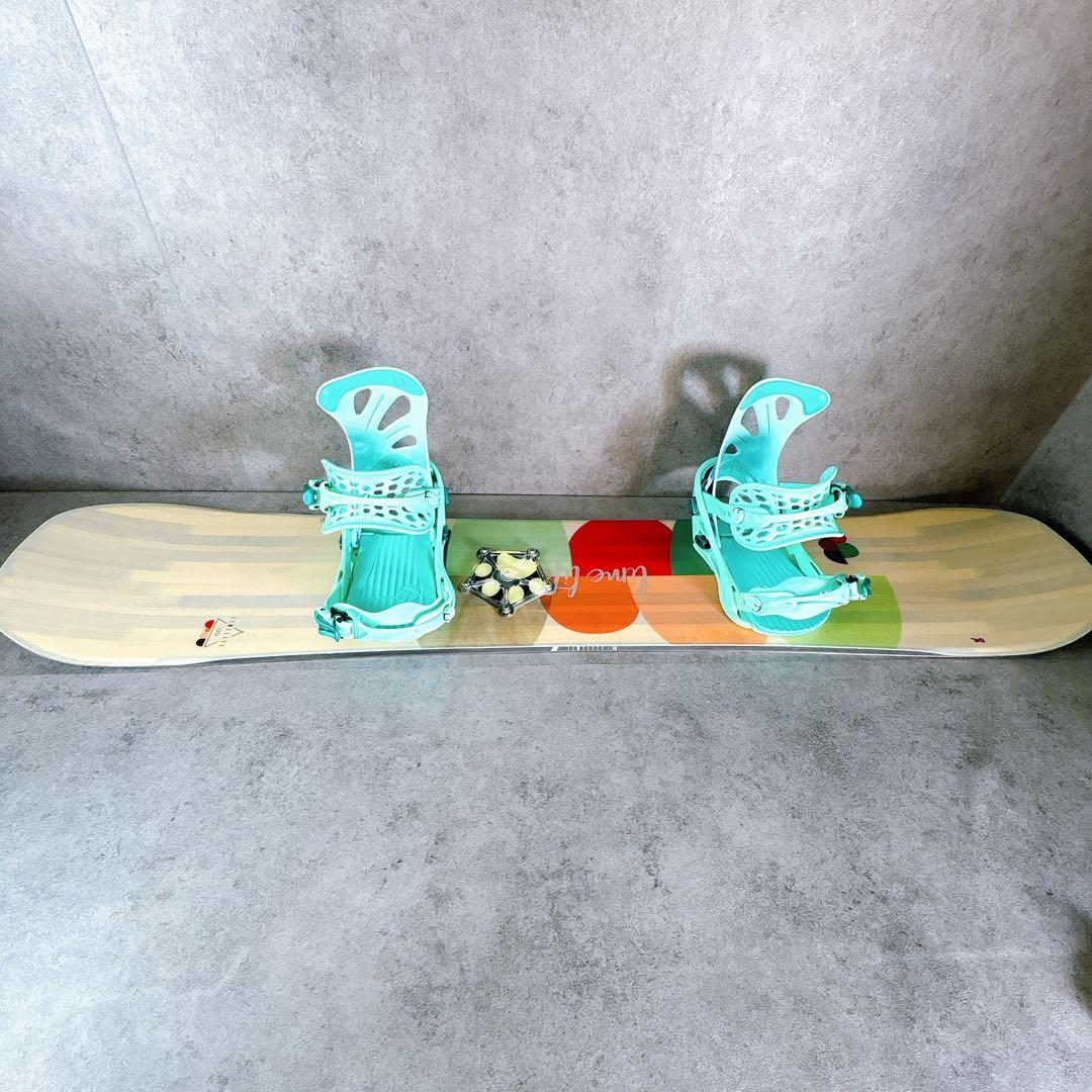 【美品】可愛いレディーススノーボード2点セット　K2 138センチ×フラックス