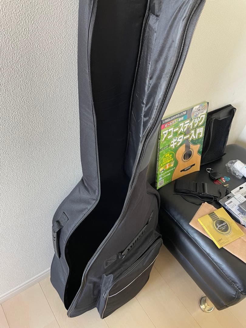 島村楽器✨Lumber ランバーアコギ ギター【付属品/教本/ケース&スタンド❗️