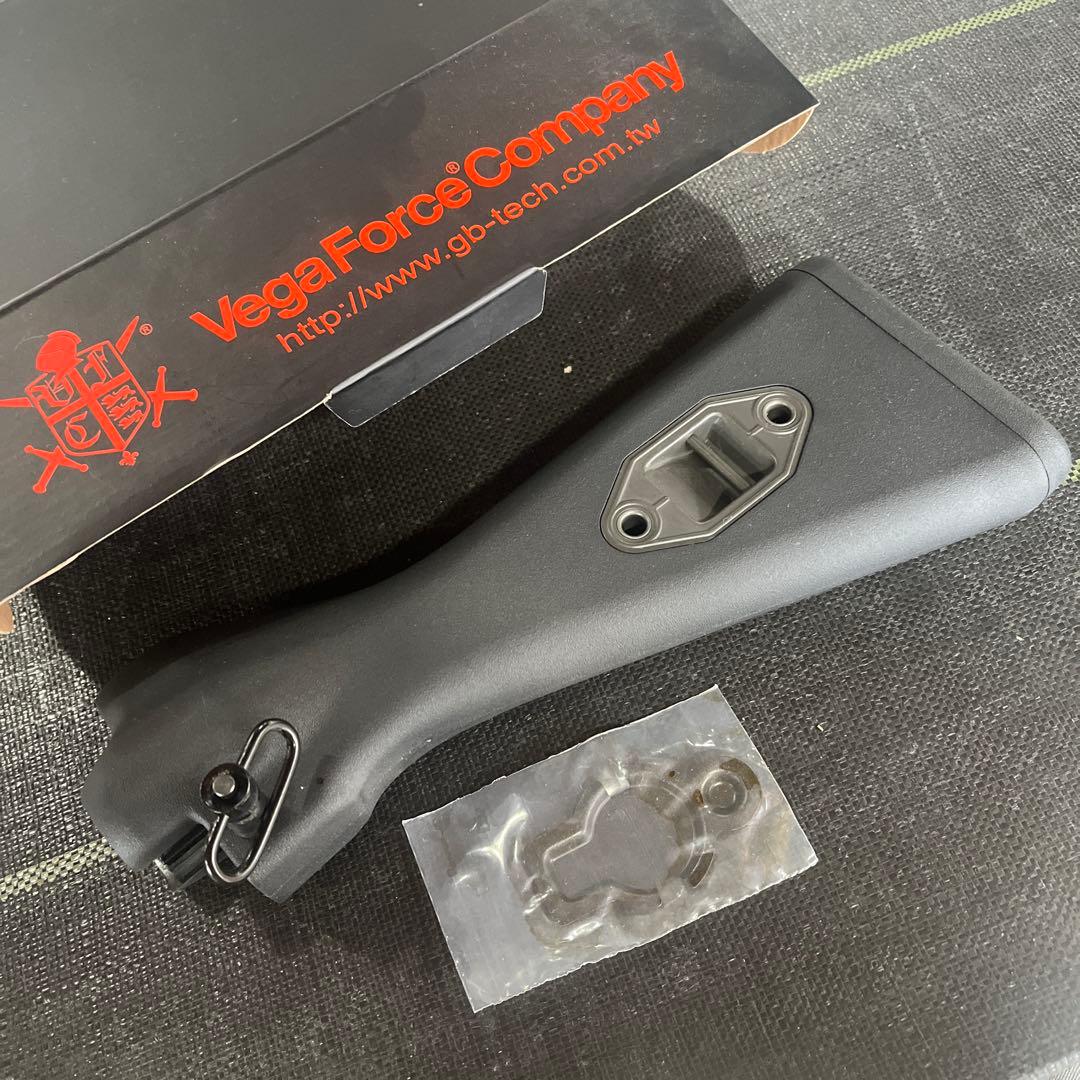 VFC製　次世代mp5対応　ブラック ストック　QDスイベル仕様固定ピン付き