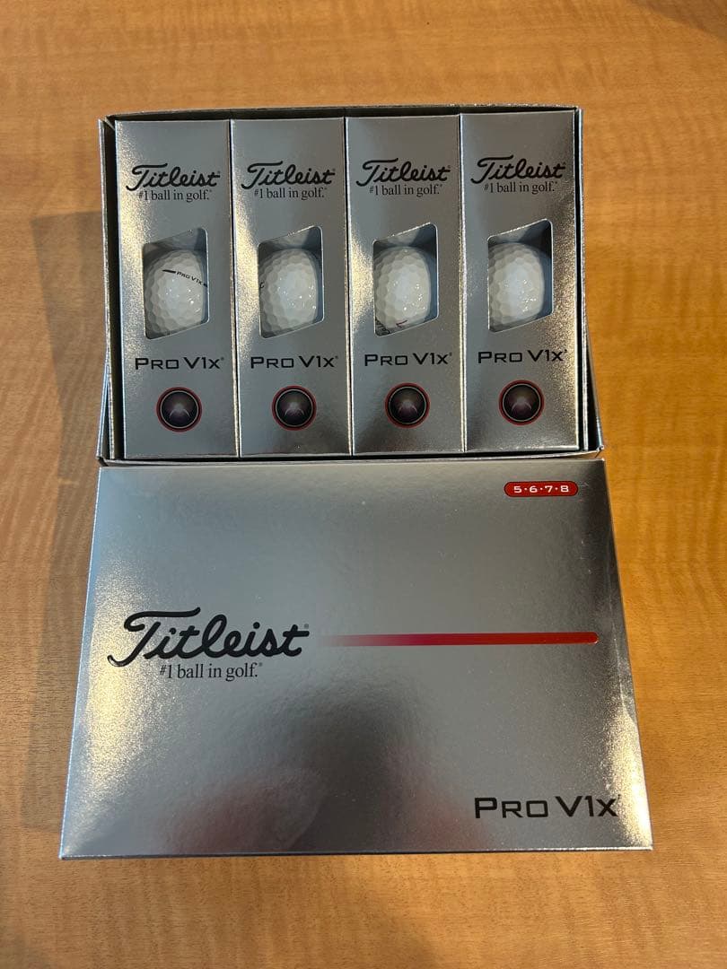 タイトリストV1X ハイナンバー　2ダースセット