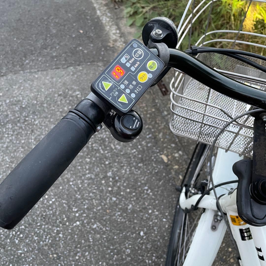 【送料込み】オシャレな白で快速　アシスト領域拡大化もサポート　整備済　埼玉上尾