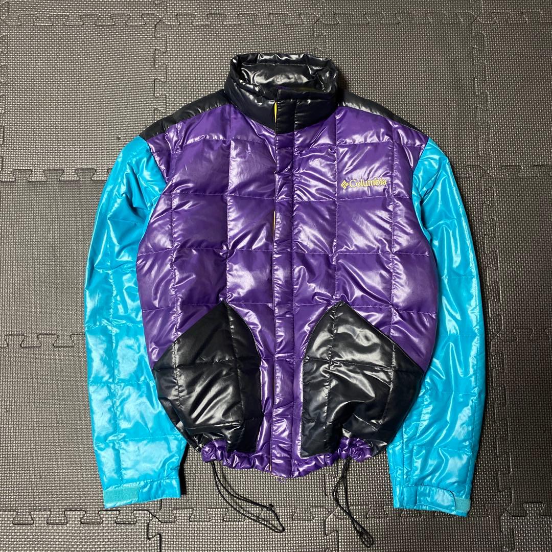 コロンビア　columbia ダウンジャケット　短丈　ドローコード