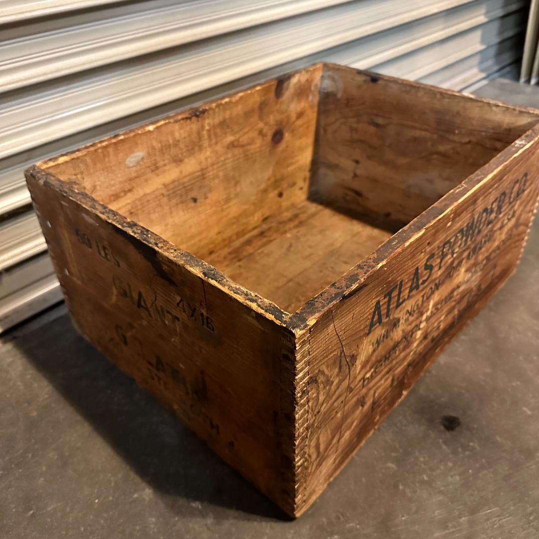 ATLAS POWDERヴィンテージ木箱
