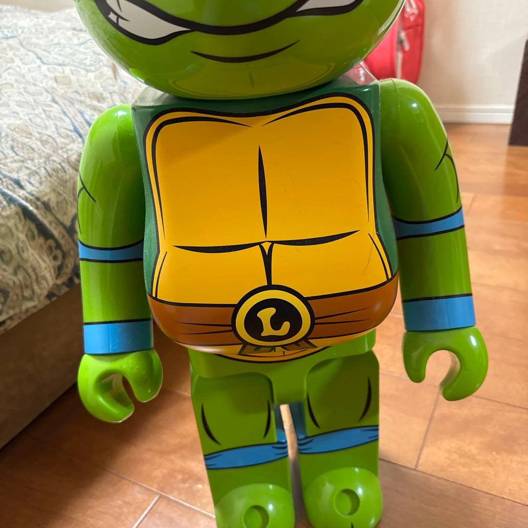 ベアブリック1,000%タートルズ　レオナルド　美品