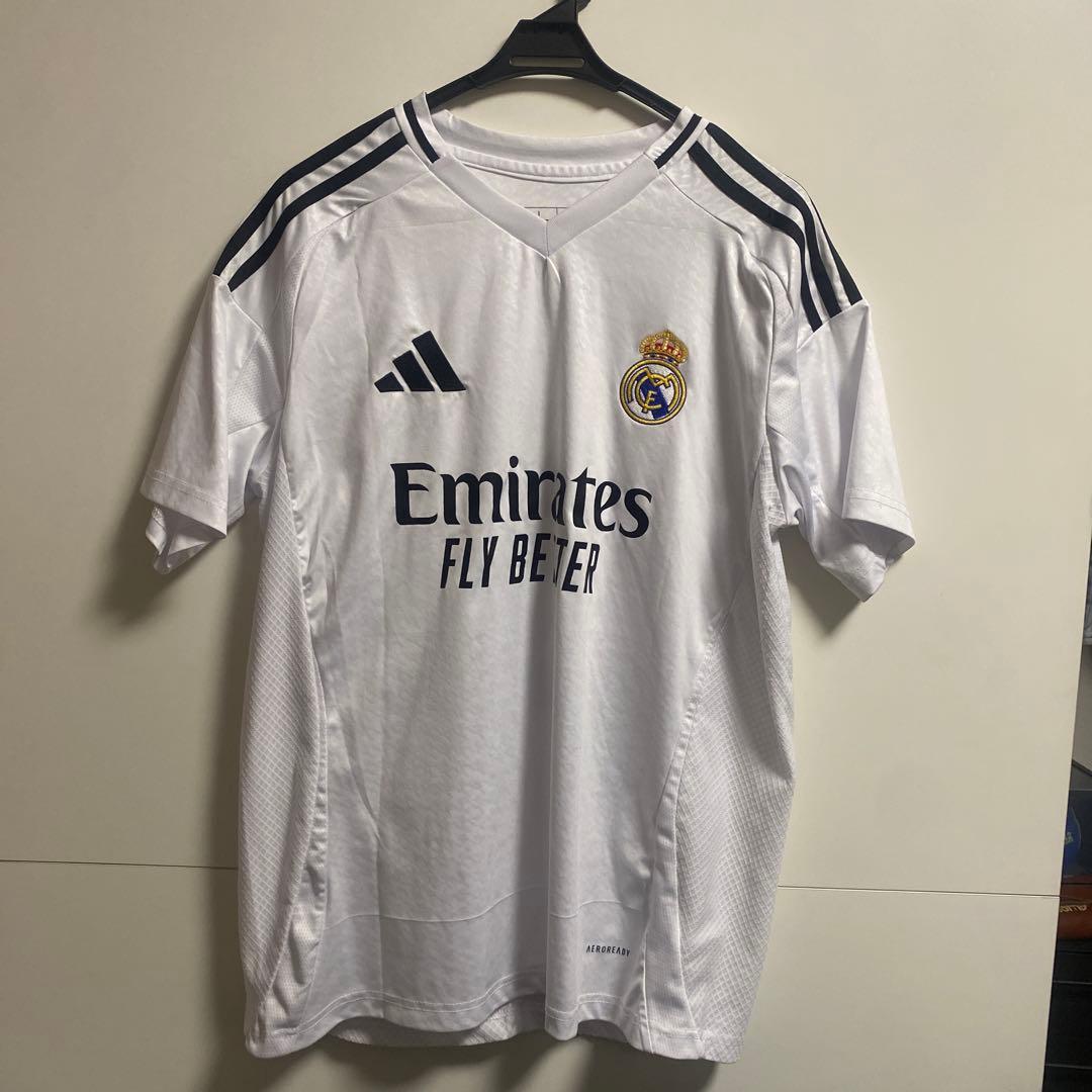 レアルマドリード ユニフォーム カルバハル #2 adidas ホーム 白 L