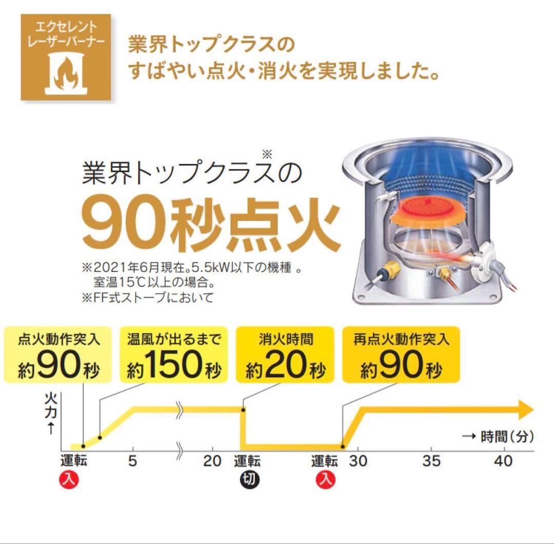 【超得大セール】FF式ストーブ トヨトミ FFシリーズ 10畳用FF-3624
