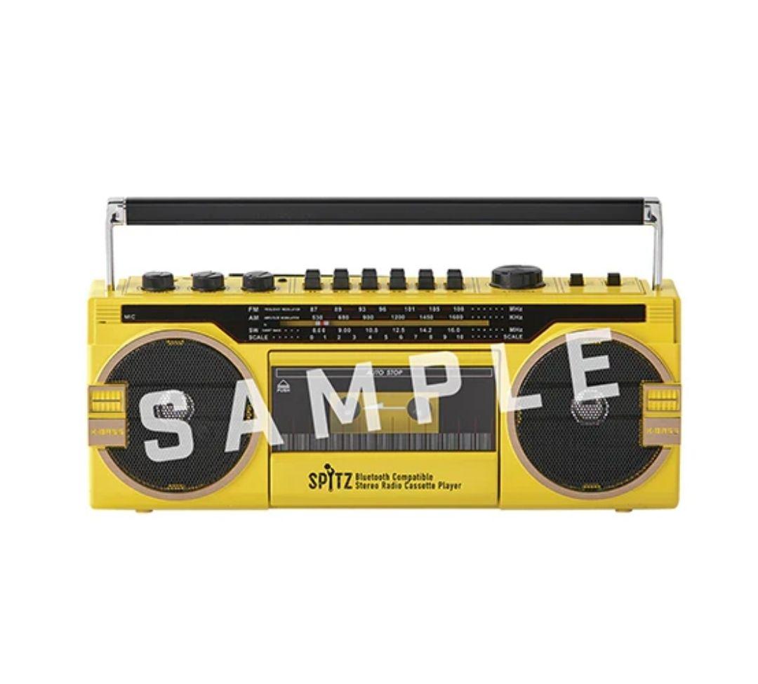 ★新品未開封★スピッツ【ひみつスタジオ】Bluetooth対応ステレオラジカセ