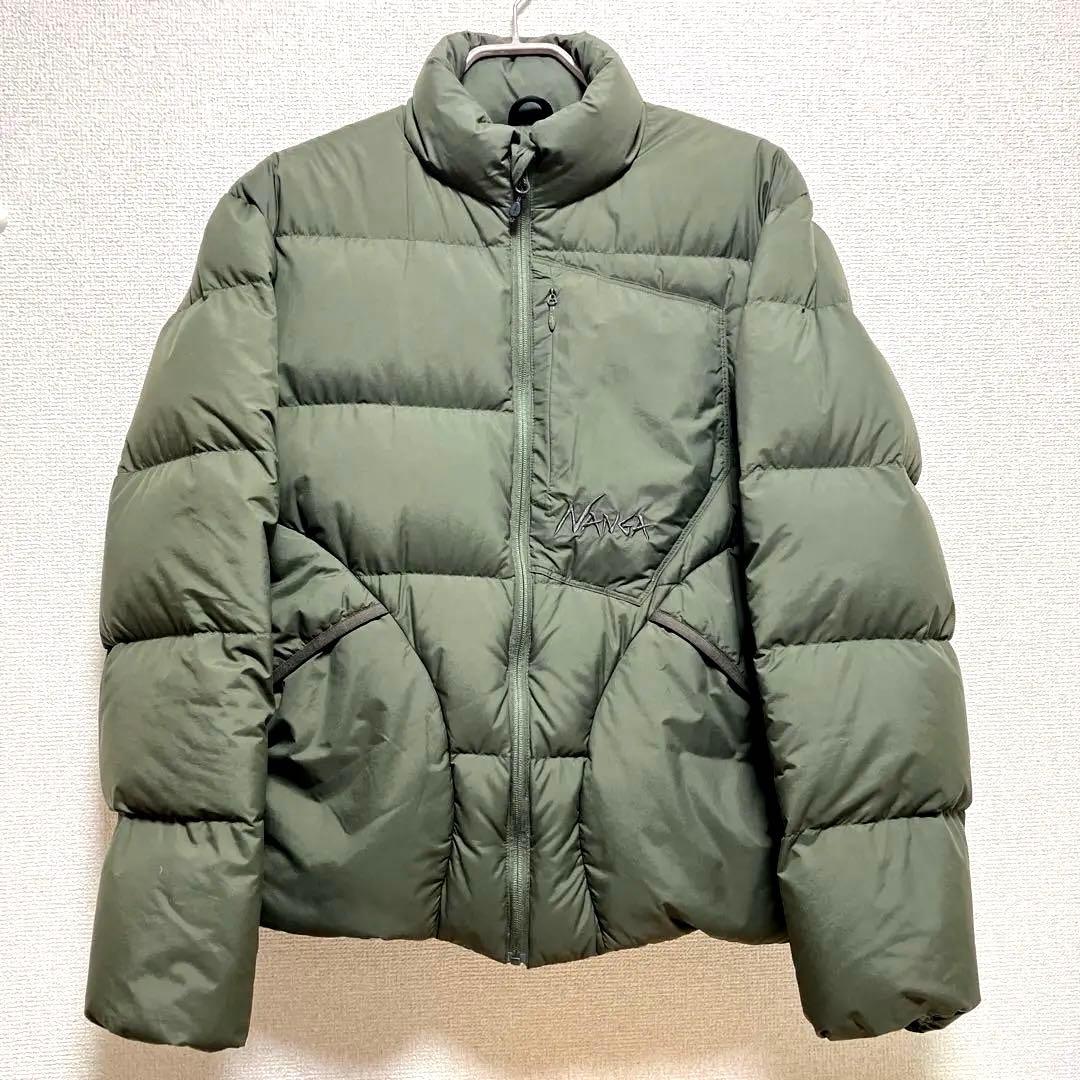 ナンガ NANGA マゼノリッジジャケット カーキ Lサイズ