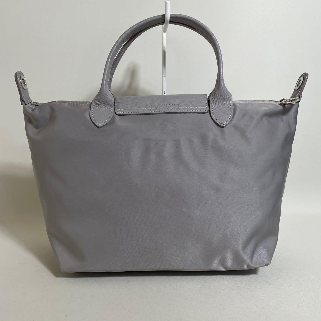 2601-58｜ロンシャン ル・プリアージュ 2WAYハンドバッグ グレー