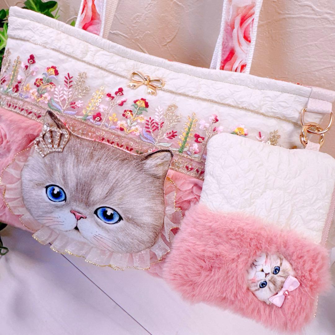 ☆*☆様 コヤンイサムチョン♡るみちゃんのインド刺繍×ローズファートートバッグ＆