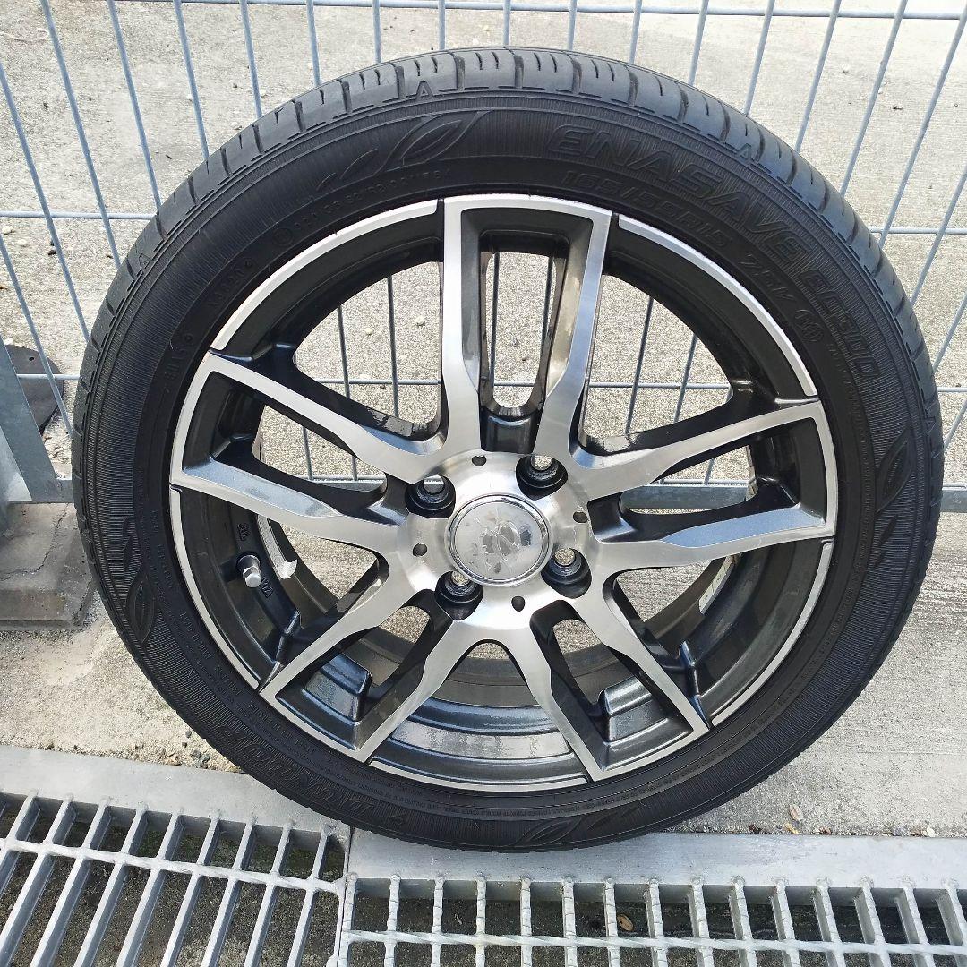 引き取り限定　軽自動車用15インチ　アルミホイール　タイヤ