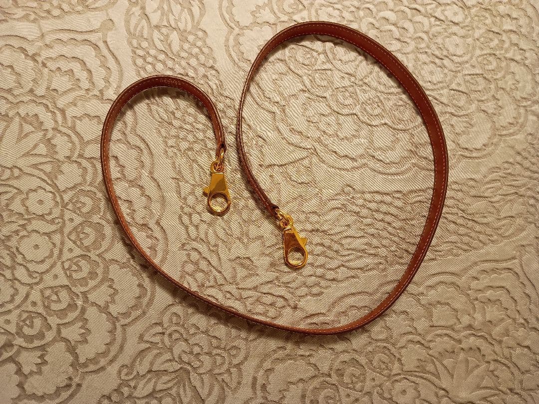 エルメス ケリーバッグ バーガンディ色の付属品 ショルダーストラップ