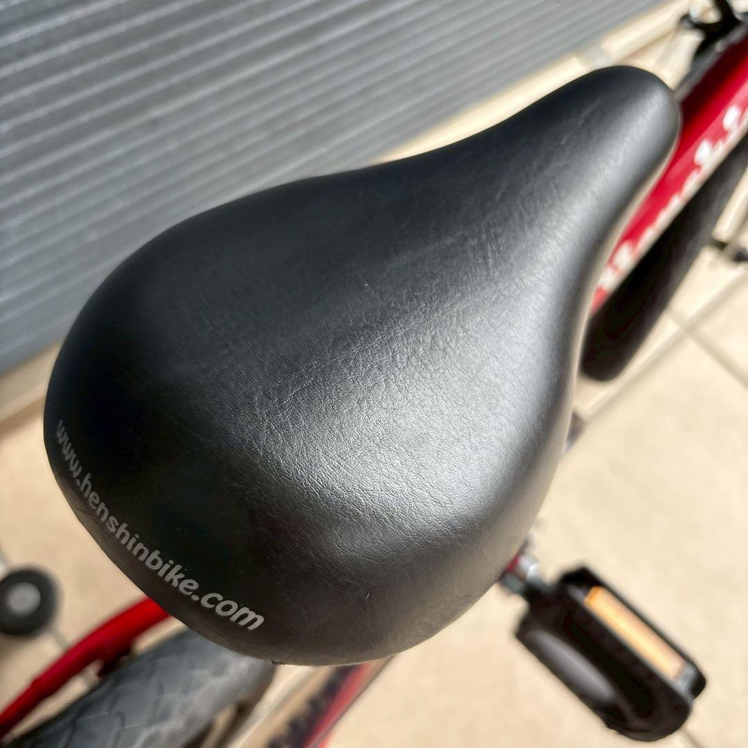 【最新型】へんしんバイク2 レッド　キックバイク Henshin Bike