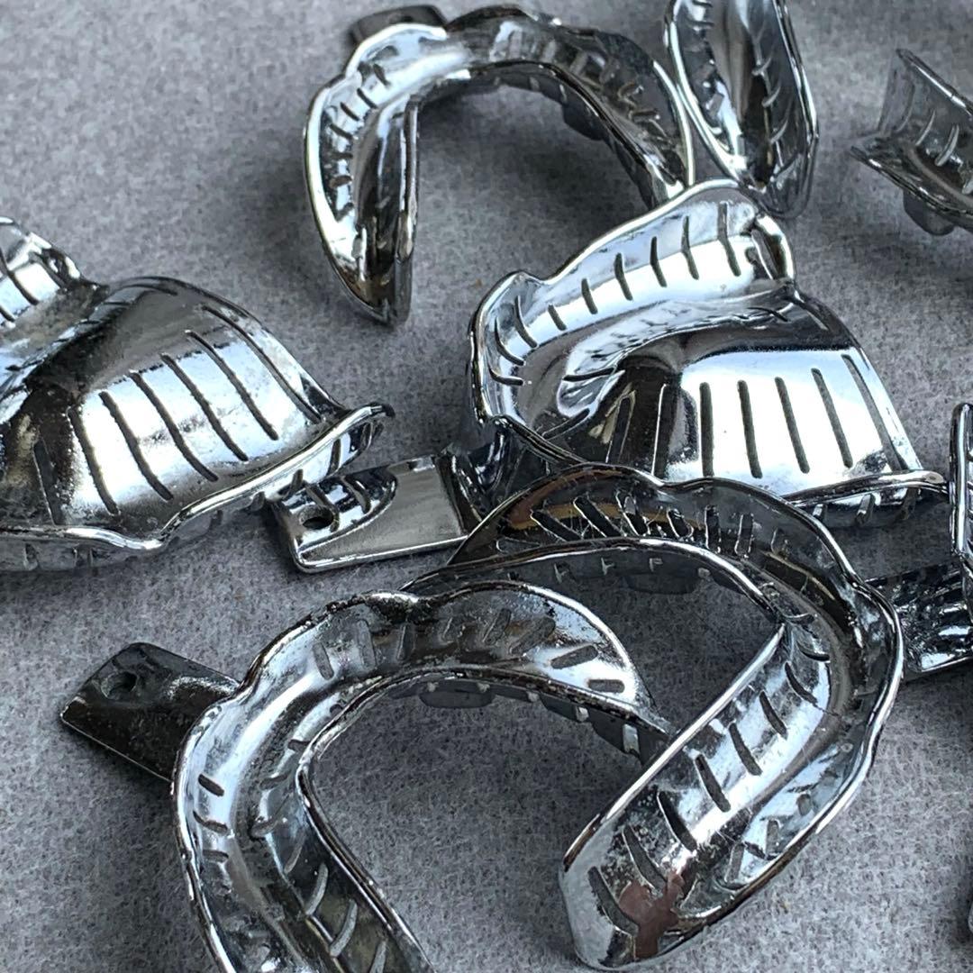 印象トレー　上下顎　10個　シュライネマーカー　無歯顎　歯科