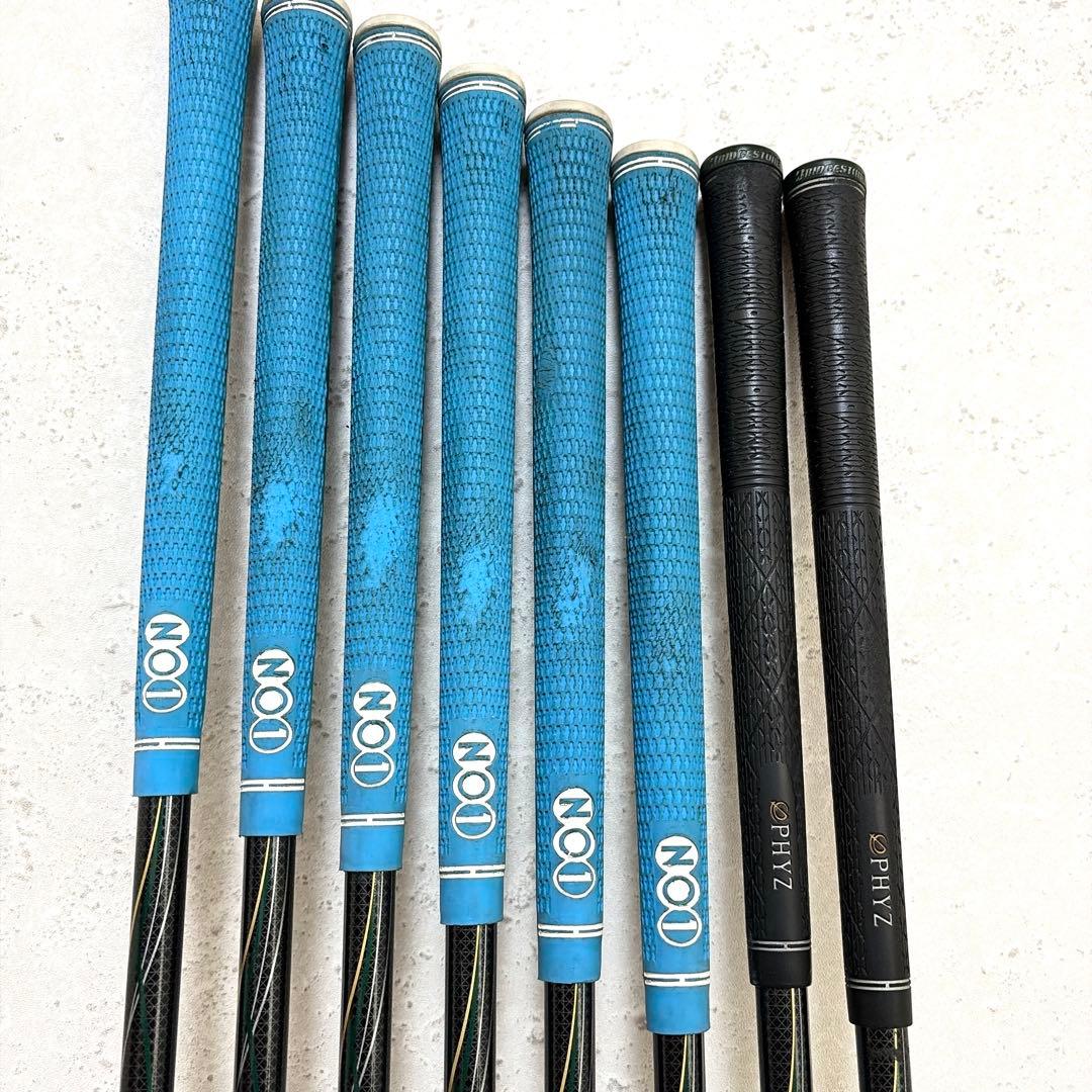 ツアーステージ PHYZ ファイズ アイアンセット メンズ 8本 R カーボン